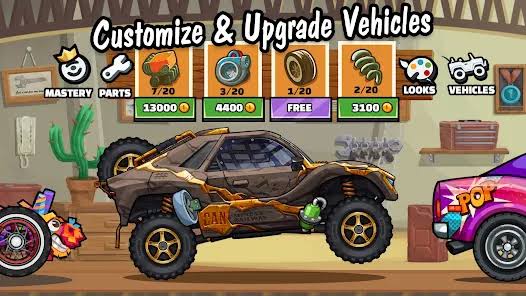 Hill Climb Racing (MOD, Unlimited Money)