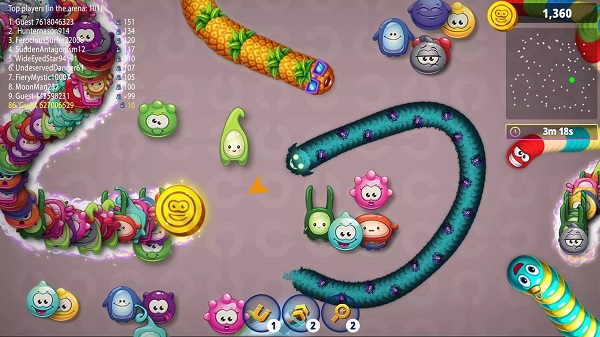 Worms Zone .io mod apk